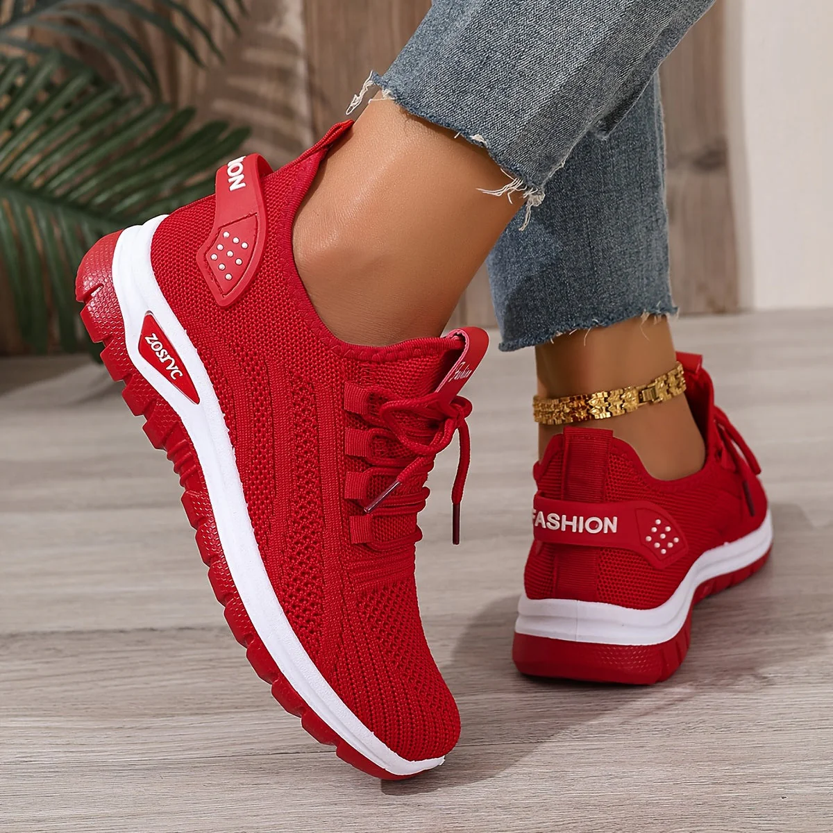 Baskets de sport décontractées pour femme style running polyvalent - Image 17