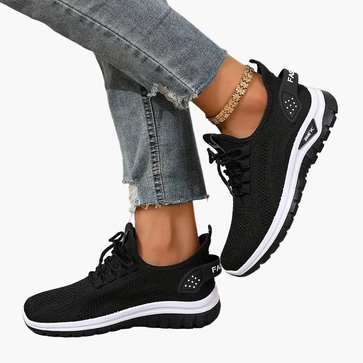Baskets de sport décontractées pour femme style running polyvalent - Image 21