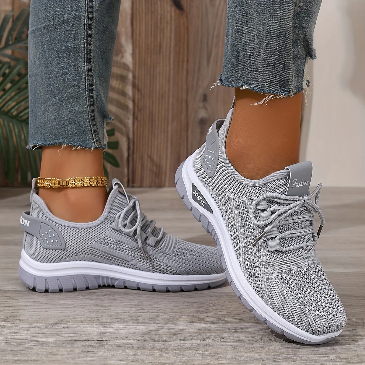 Baskets de sport décontractées pour femme style running polyvalent - Image 8