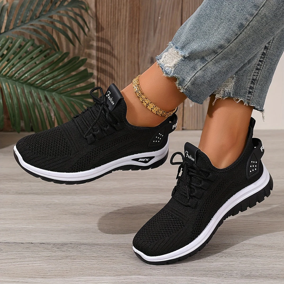 Baskets de sport décontractées pour femme style running polyvalent - Image 9