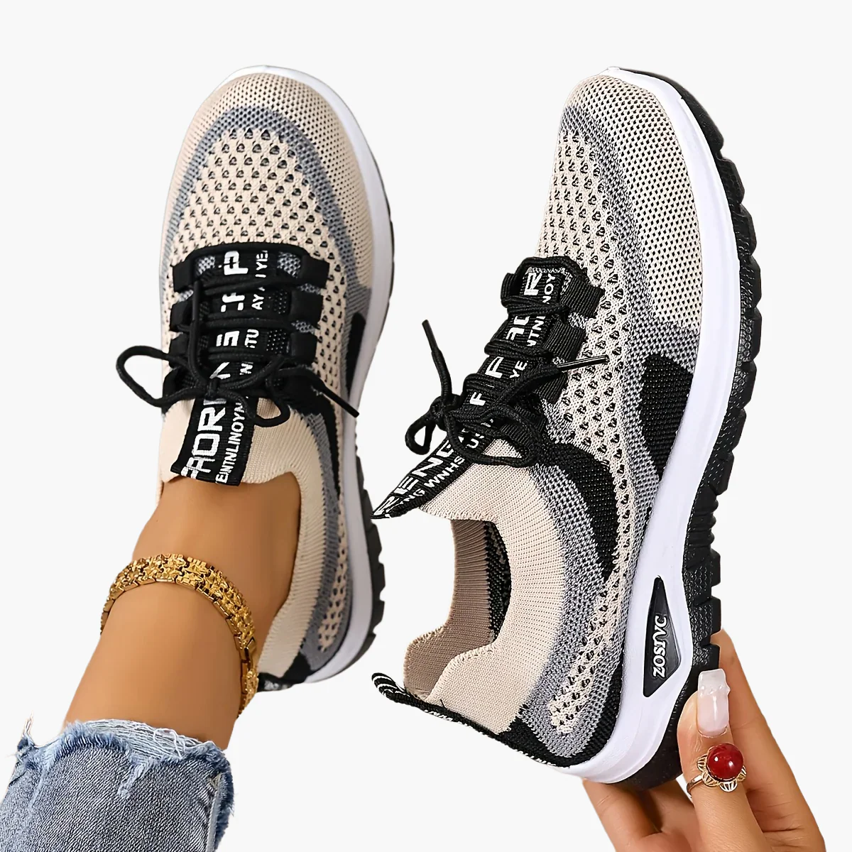 Baskets de sport femme style décontracté pour marche et loisirs - Image 11