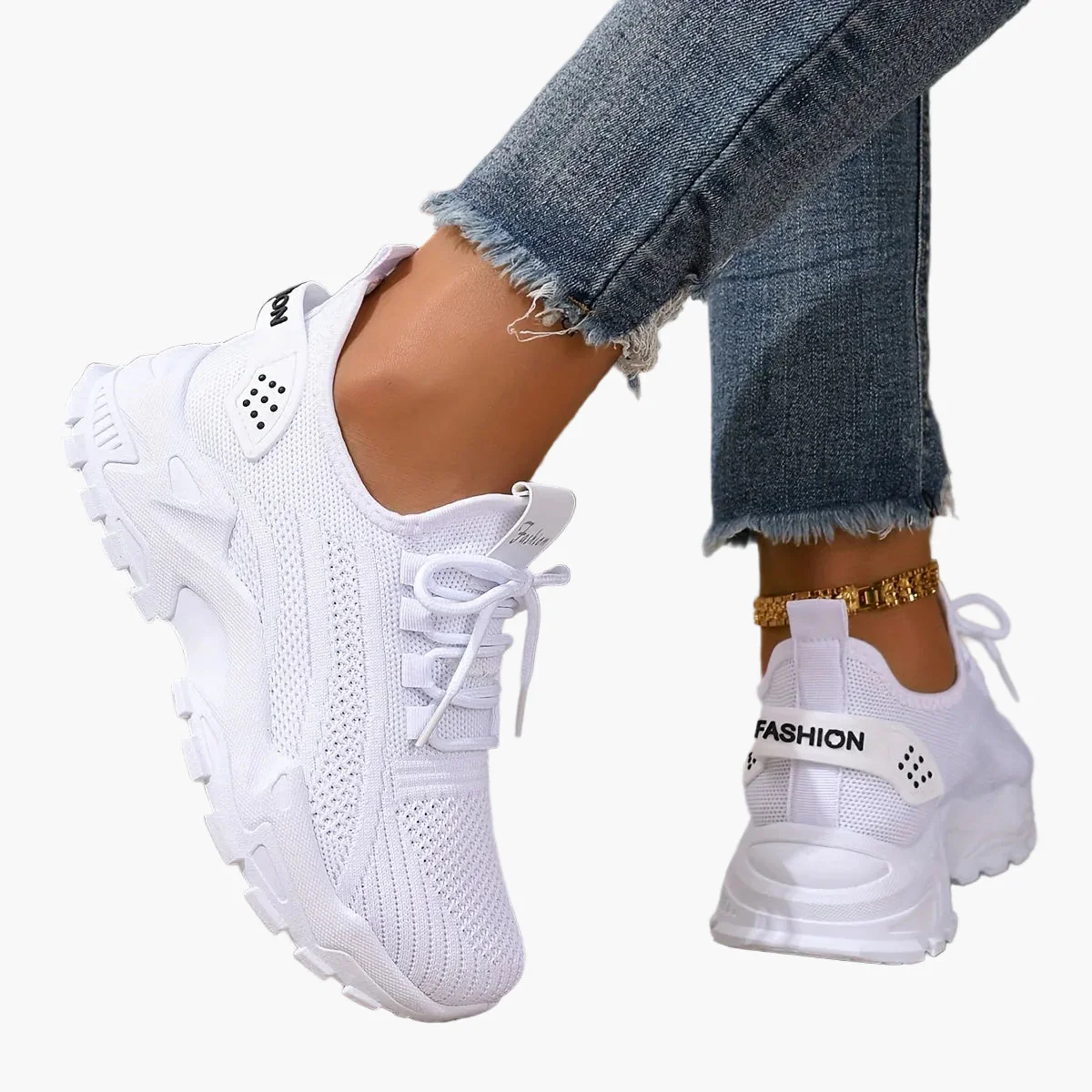 Baskets de sport femme ultra-légères style running pour loisirs et marche - Image 15