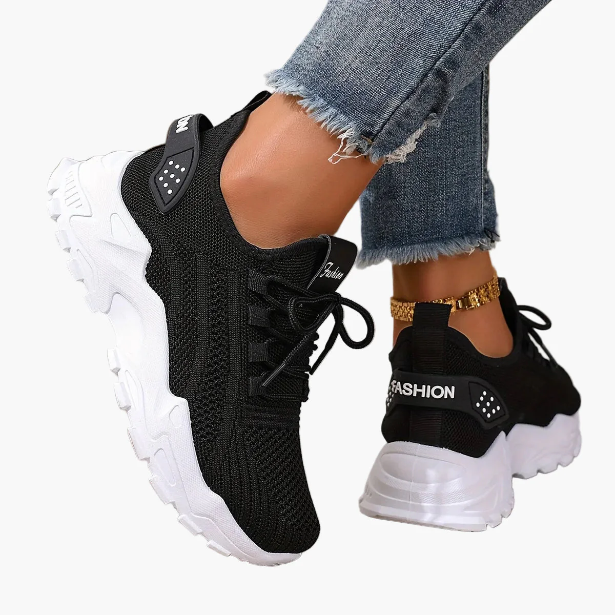 Baskets de sport femme ultra-légères style running pour loisirs et marche - Image 16