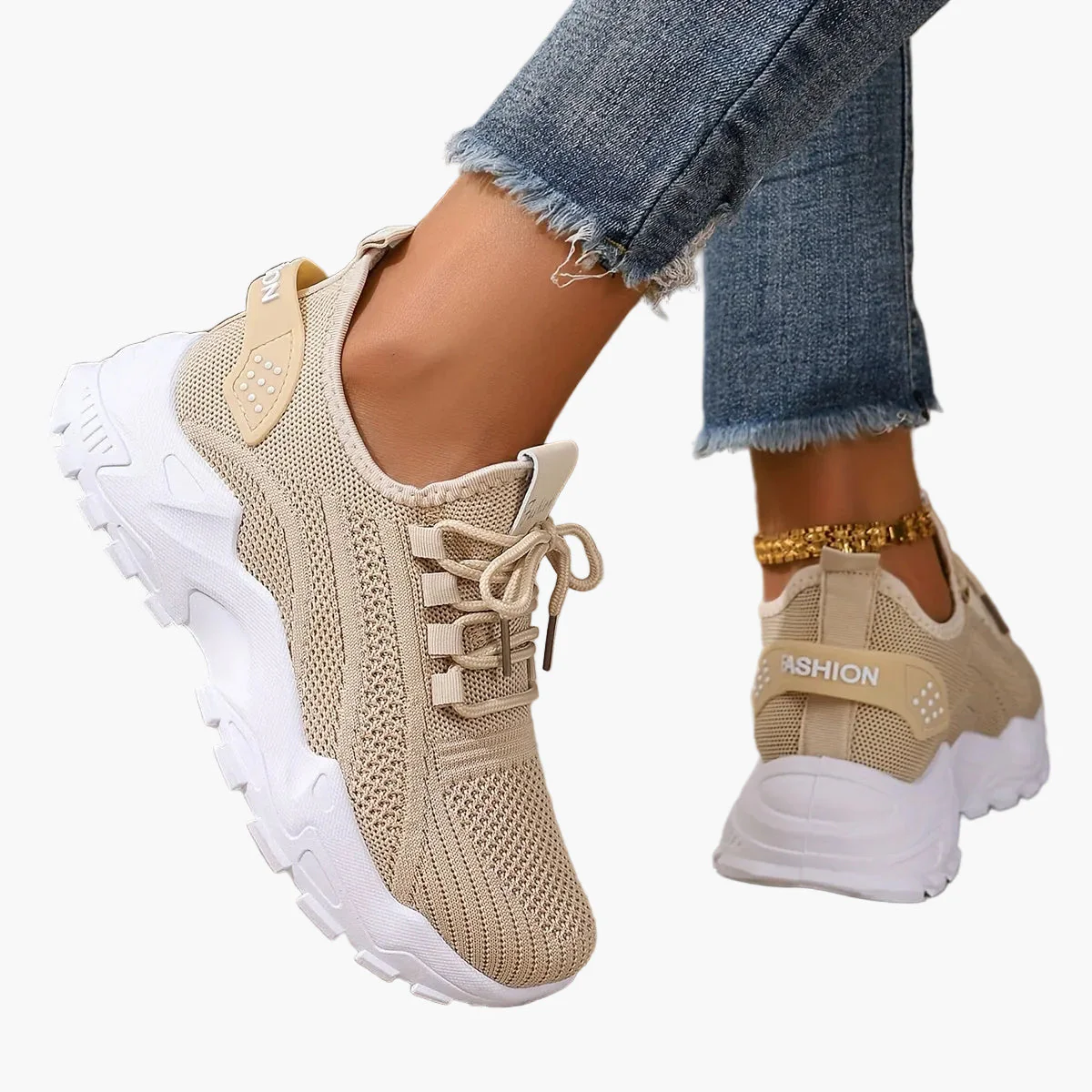 Baskets de sport femme ultra-légères style running pour loisirs et marche - Image 17
