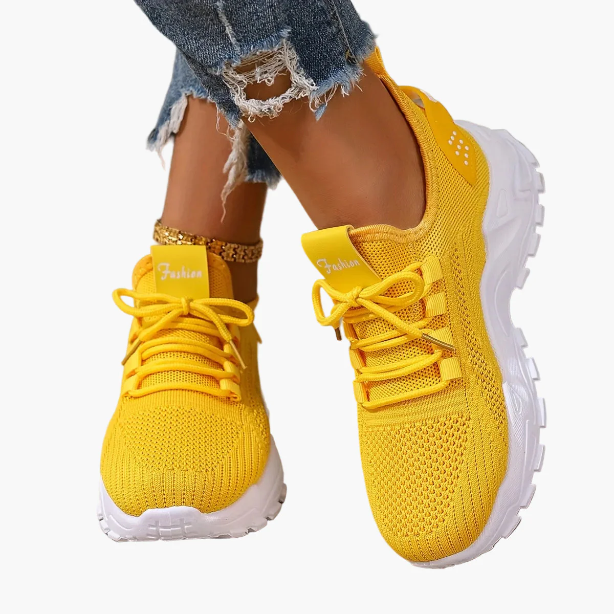 Baskets de sport femme ultra-légères style running pour loisirs et marche - Image 19