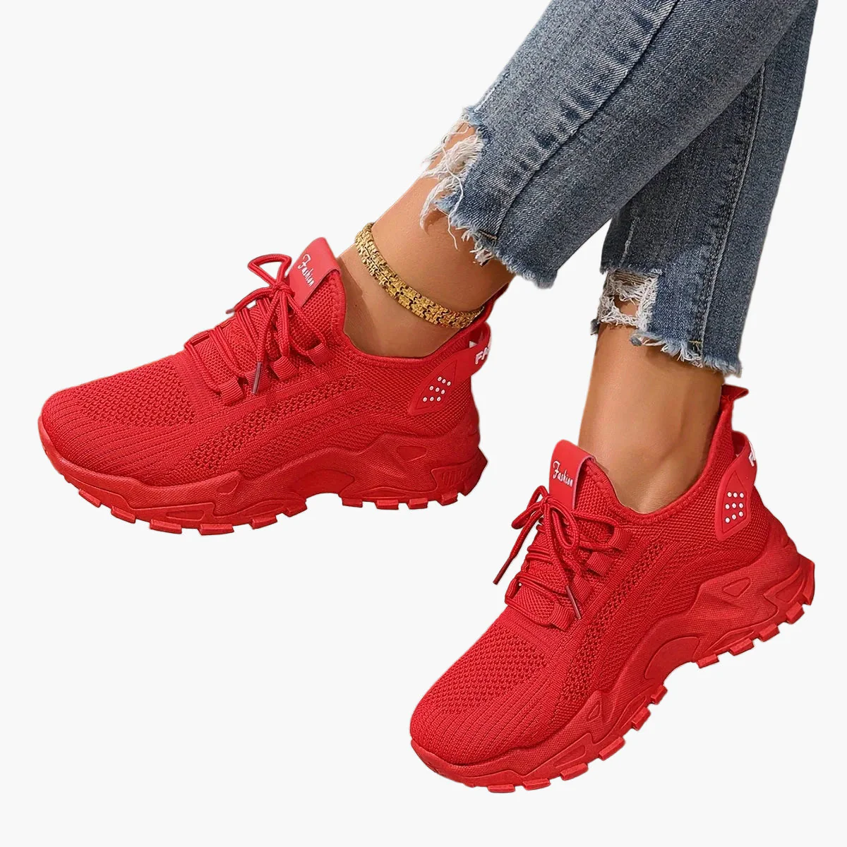 Baskets de sport femme ultra-légères style running pour loisirs et marche - Image 20