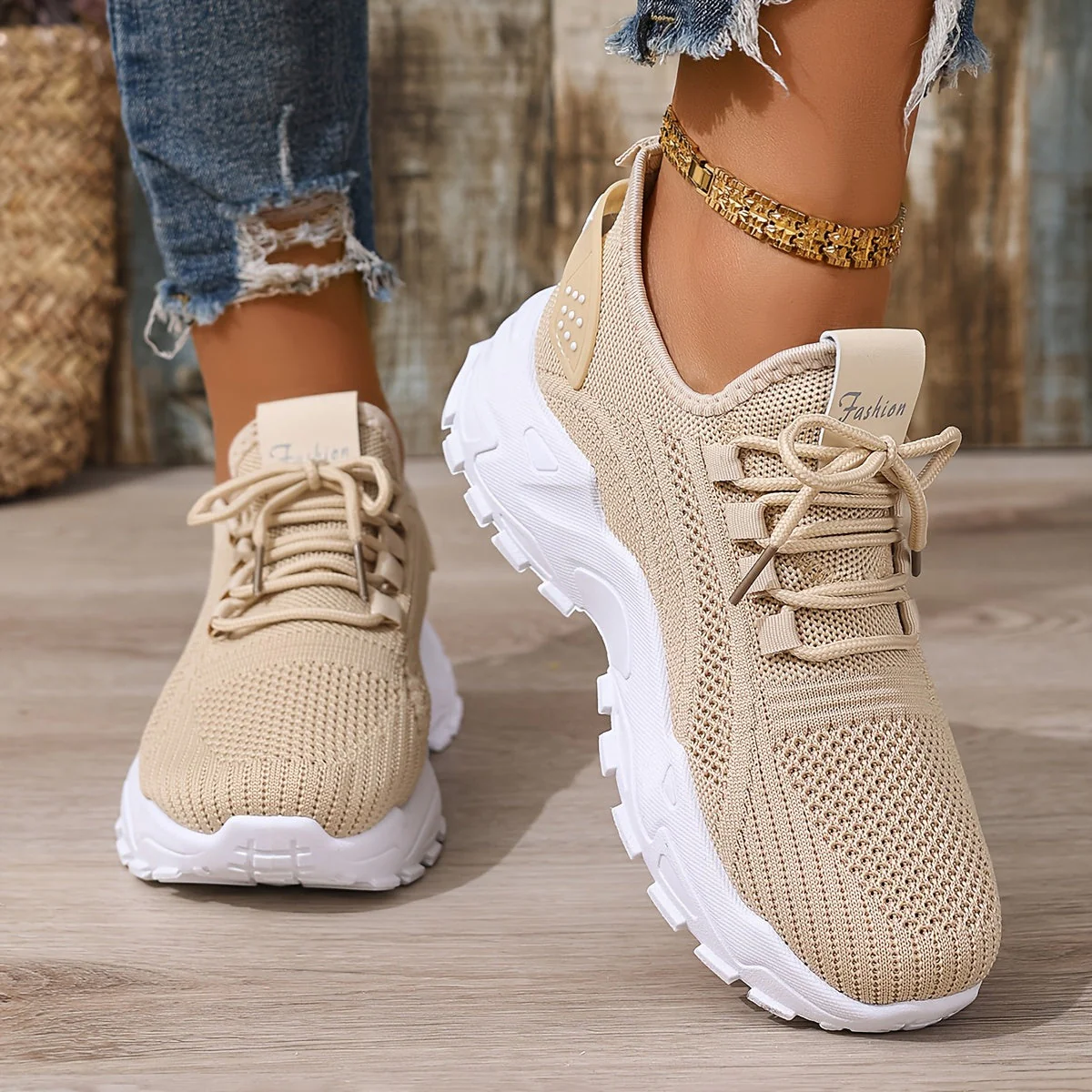 Baskets de sport femme ultra-légères style running pour loisirs et marche - Image 6
