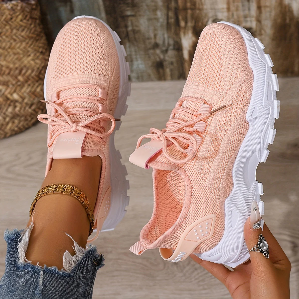 Baskets de sport femme ultra-légères style running pour loisirs et marche - Image 7