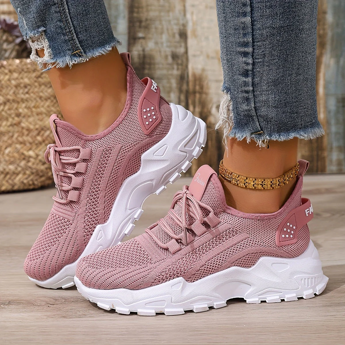 Baskets de sport femme ultra-légères style running pour loisirs et marche - Image 8