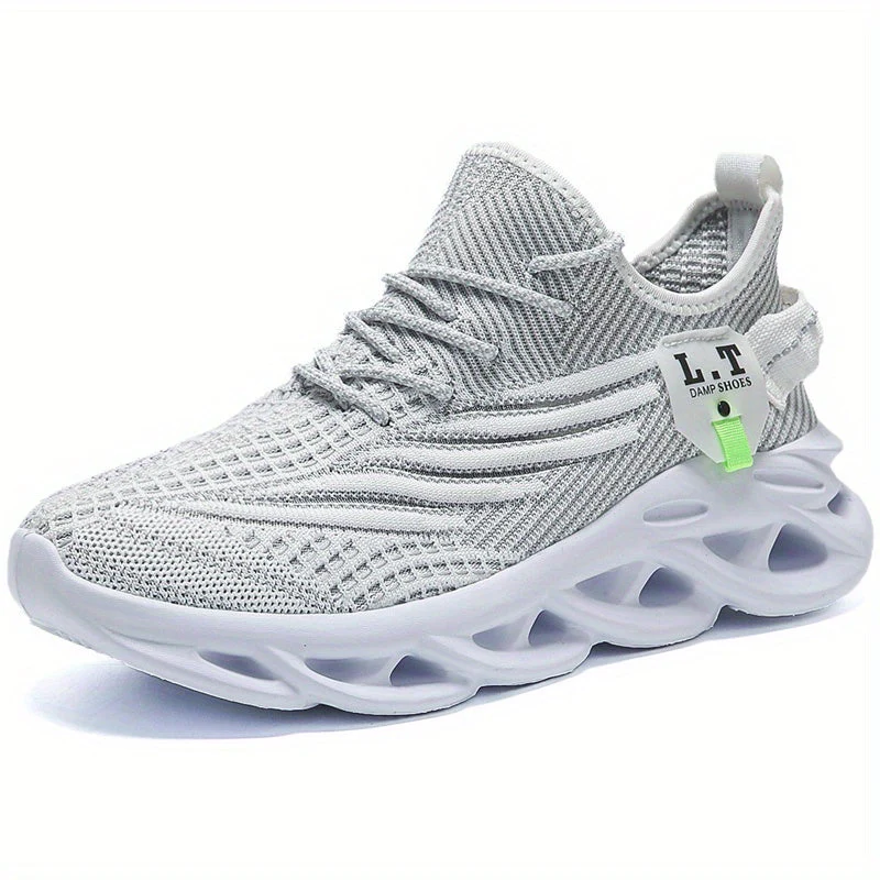 Baskets de sport homme style urbain semelle futuriste confort large - Image 10