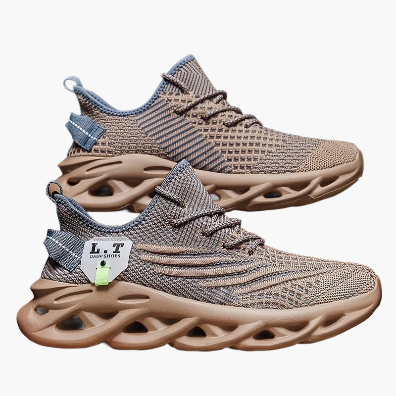Baskets de sport homme style urbain semelle futuriste confort large - Image 12