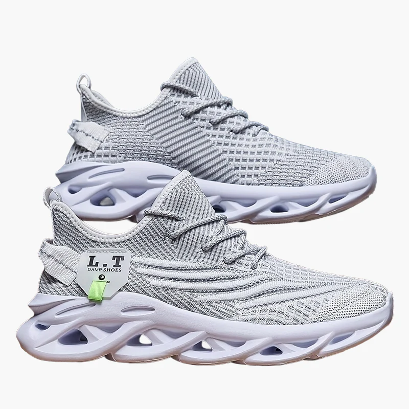 Baskets de sport homme style urbain semelle futuriste confort large - Image 13