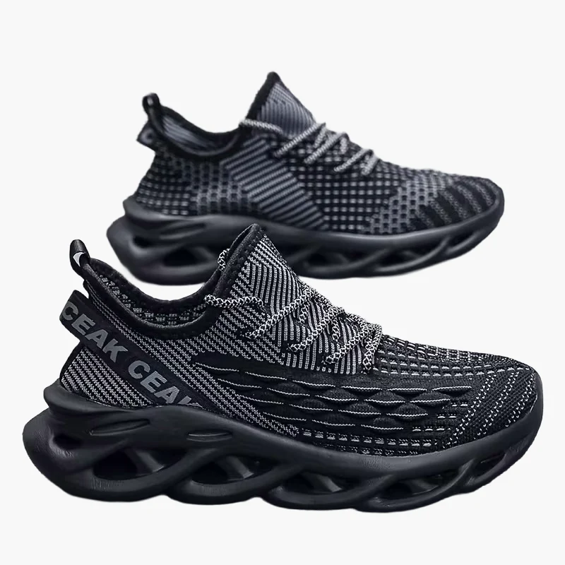 Baskets de sport homme style urbain semelle futuriste confort large - Image 17