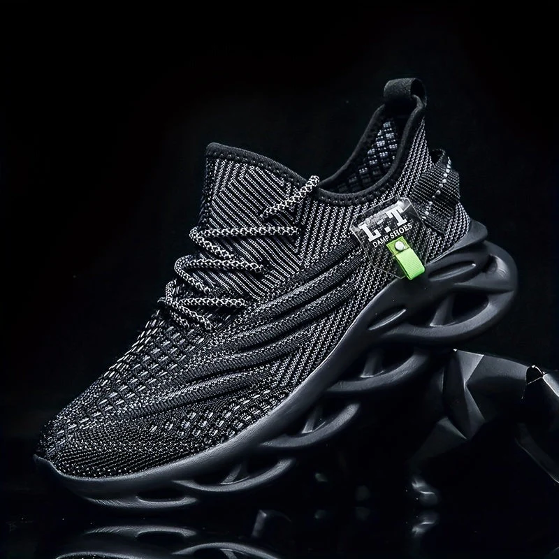 Baskets de sport homme style urbain semelle futuriste confort large - Image 7