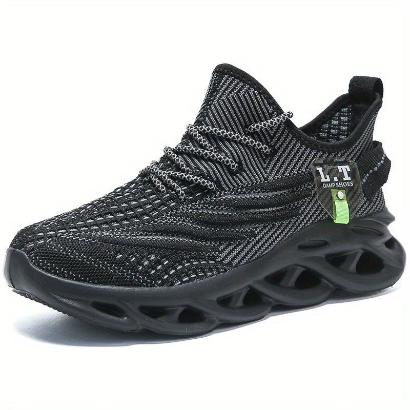 Baskets de sport homme style urbain semelle futuriste confort large - Image 8