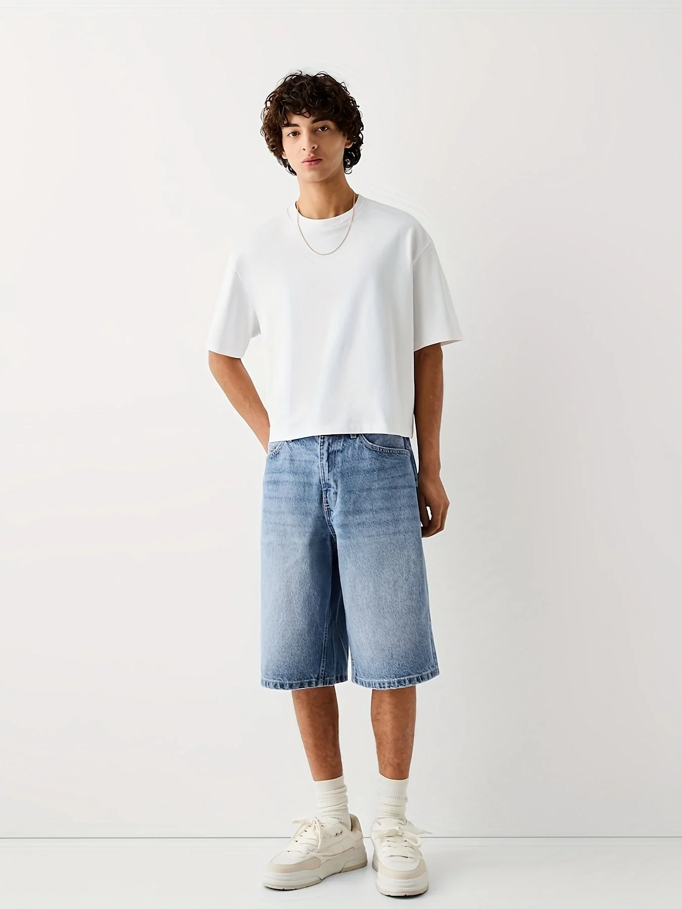 Bermuda ample pour homme style décontracté urbain - Image 10
