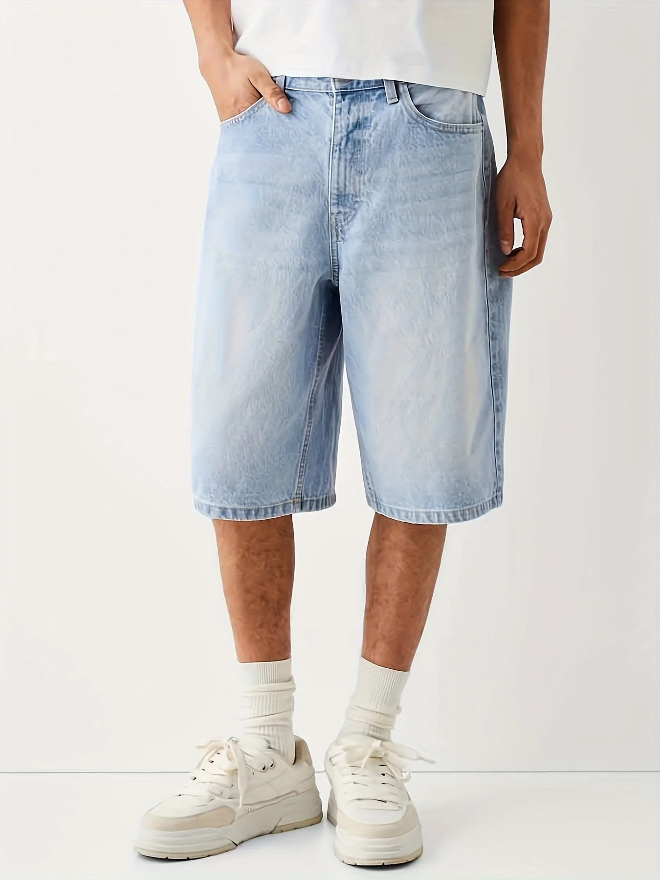 Bermuda ample pour homme style décontracté urbain - Image 9