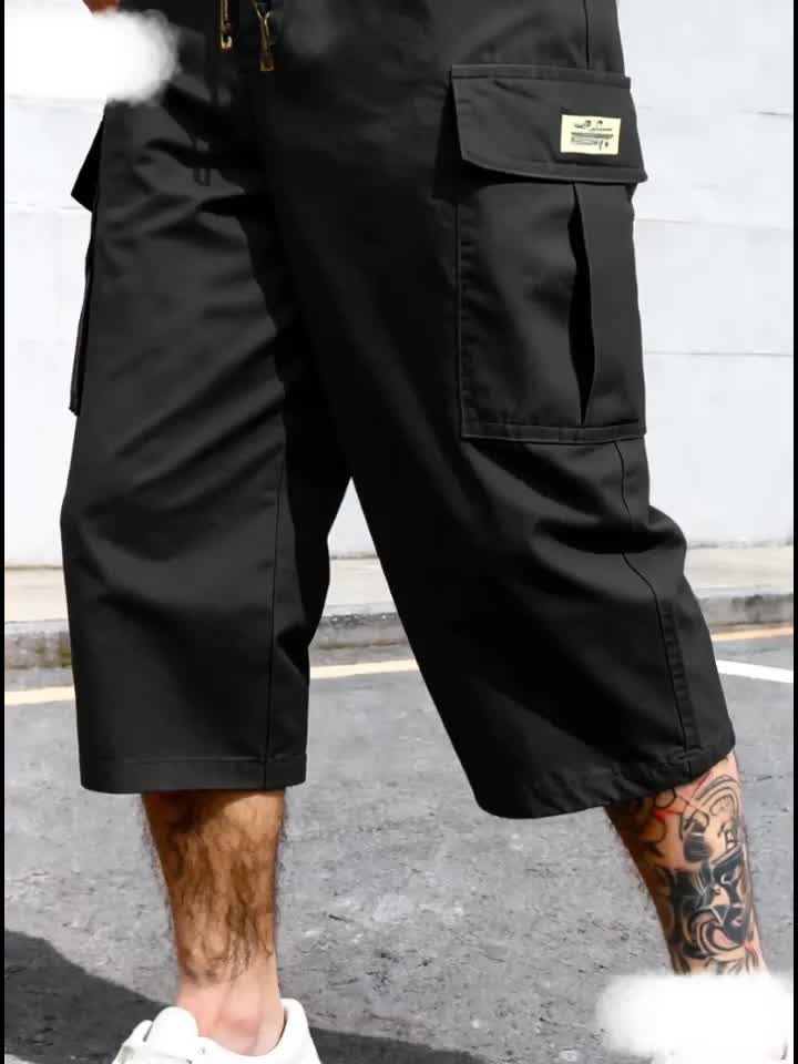 Bermuda cargo décontractée pour homme, style urbain polyvalent - Image 11