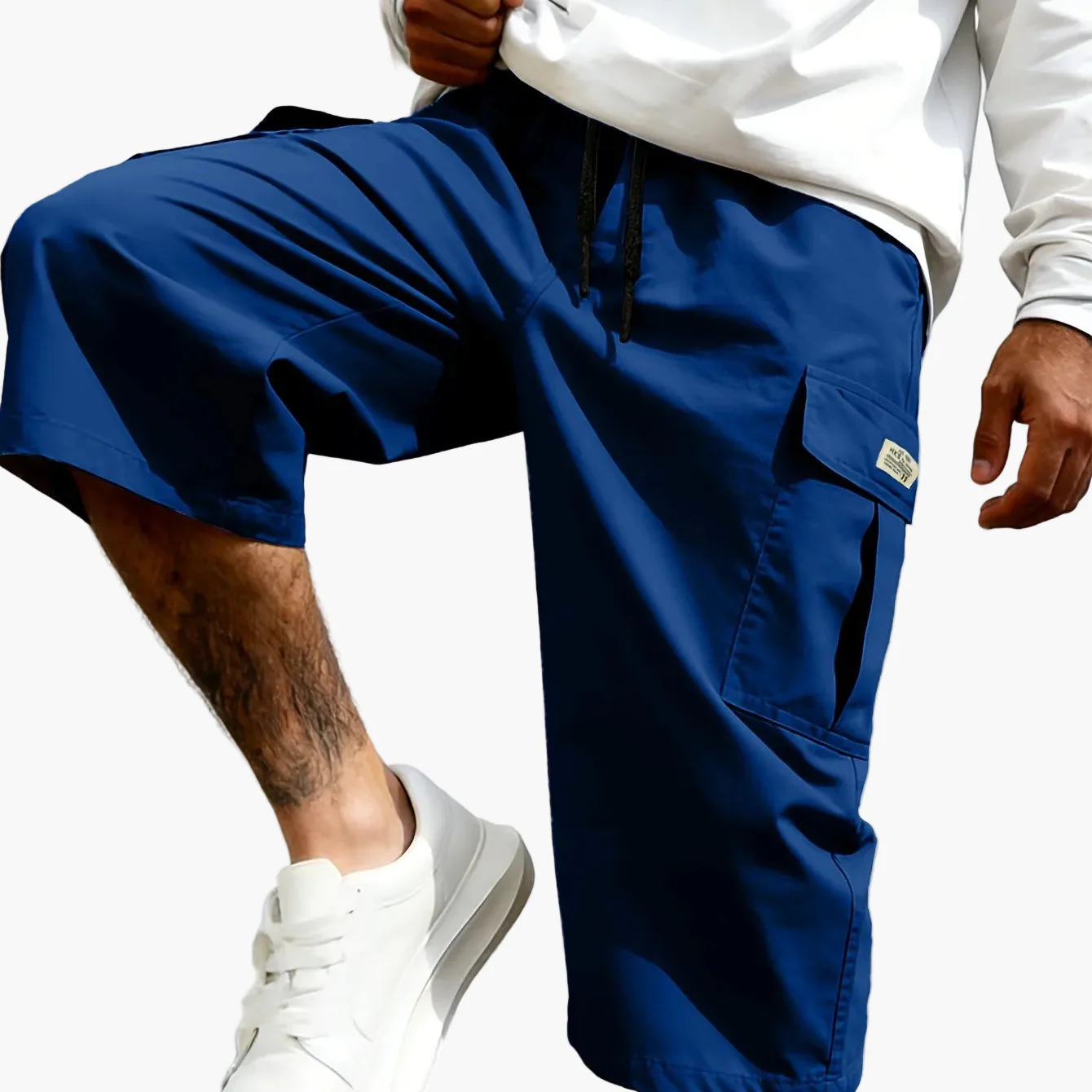 Bermuda cargo décontractée pour homme, style urbain polyvalent - Image 16