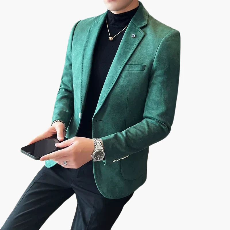 Blazer de Costume Homme Élégant Style Moderne pour Affaires et Soirées - Image 2