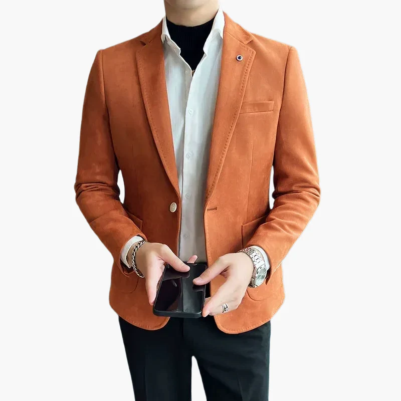Blazer de Costume Homme Élégant Style Moderne pour Affaires et Soirées - Image 4