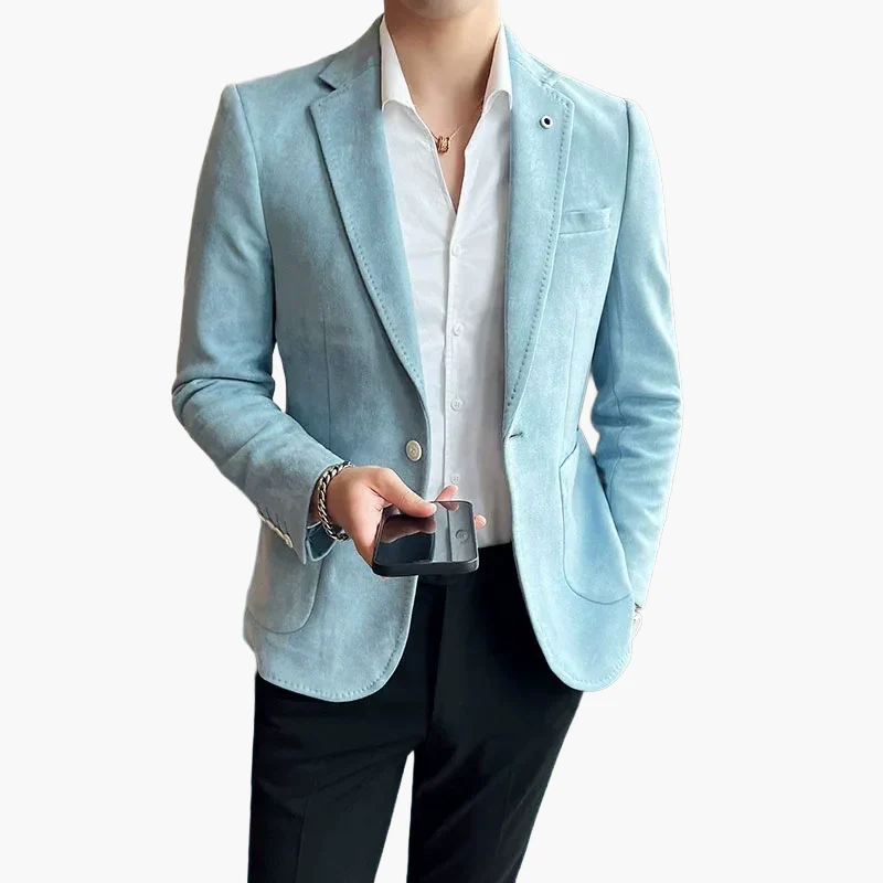 Blazer de Costume Homme Élégant Style Moderne pour Affaires et Soirées - Image 6