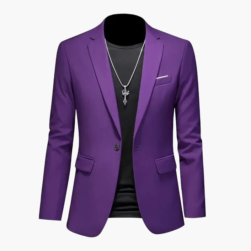 Blazer décontracté élégant pour homme, style urbain, parfait pour sorties et occasions spéciales - Image 2