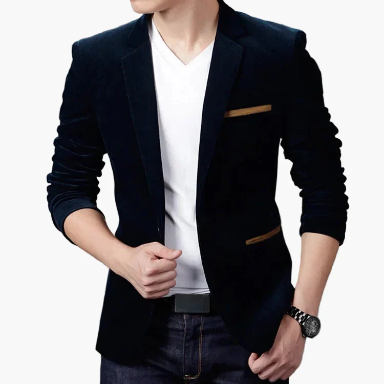 Blazer décontracté pour homme style moderne – Idéal pour sorties et bureau - Image 2