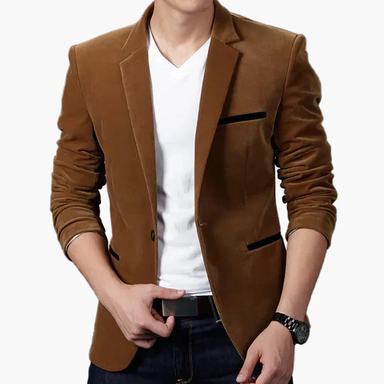 Blazer décontracté pour homme style moderne – Idéal pour sorties et bureau - Image 3