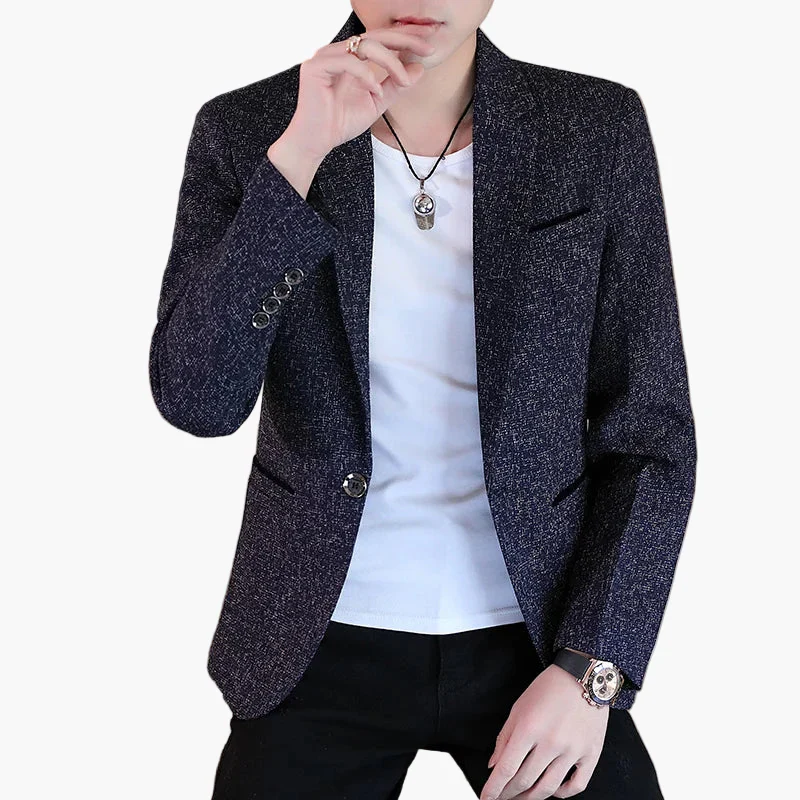 Blazer décontracté homme style urbain chic pour occasions et sorties - Image 4