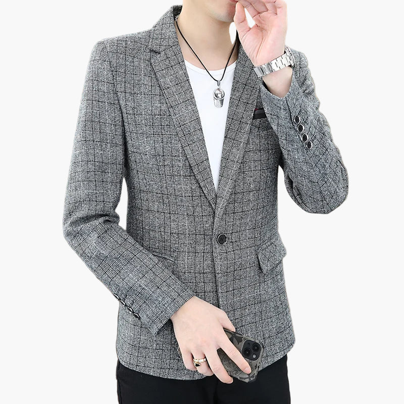 Blazer décontracté homme style urbain élégant pour toutes occasions - Image 4