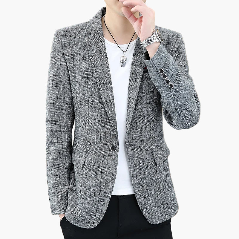 Blazer décontracté homme style urbain élégant pour toutes occasions - Image 5