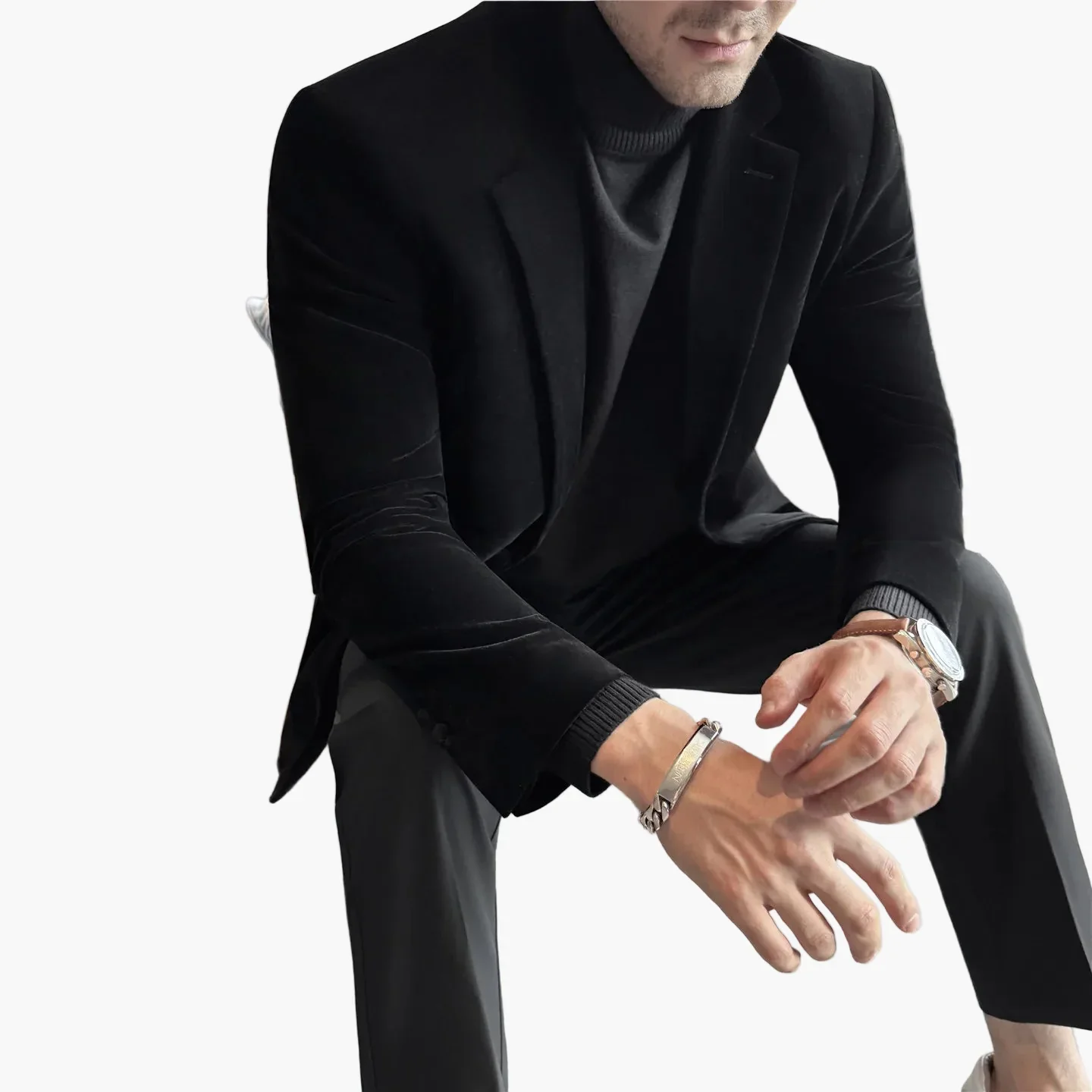 Blazer homme élégant style business casual pour occasions formelles et professionnelles - Image 2