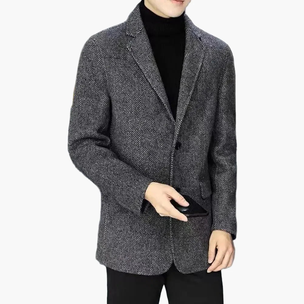 Blazer Homme Élégant Style Décontracté pour Affaires et Sorties - Image 2