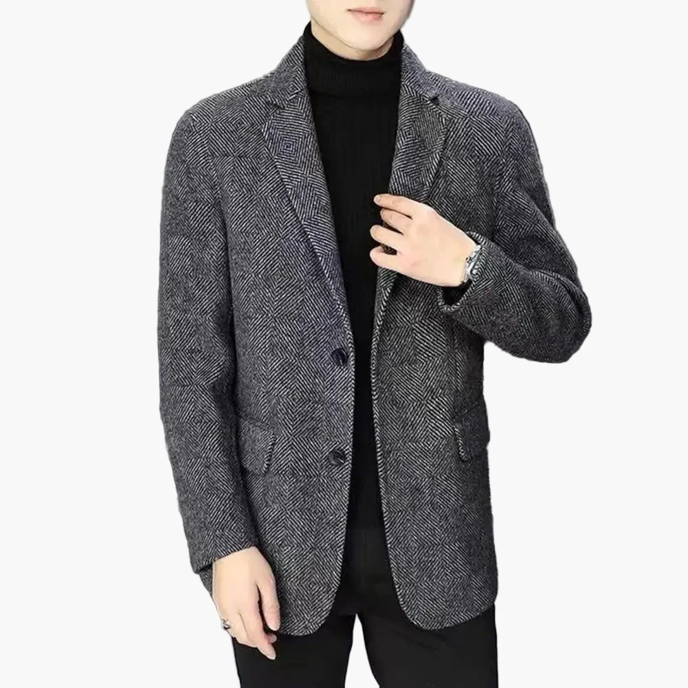 Blazer Homme Élégant Style Décontracté pour Affaires et Sorties - Image 5