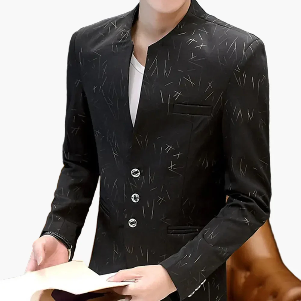 Blazer homme style moderne coupe ajustée pour occasions spéciales ou bureau - Image 5