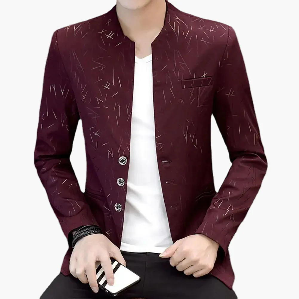 Blazer homme style moderne coupe ajustée pour occasions spéciales ou bureau - Image 7