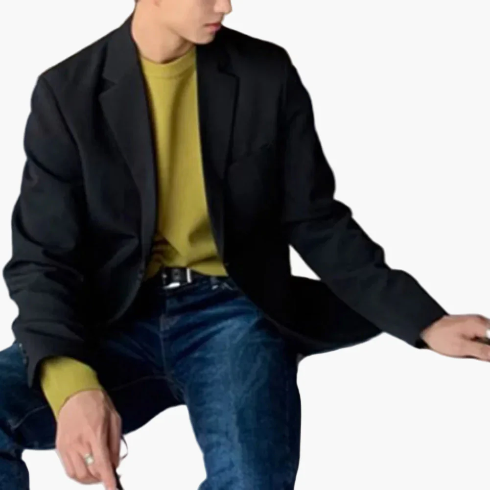 Blazer homme style moderne élégant pour affaires et occasions formelles - Image 4