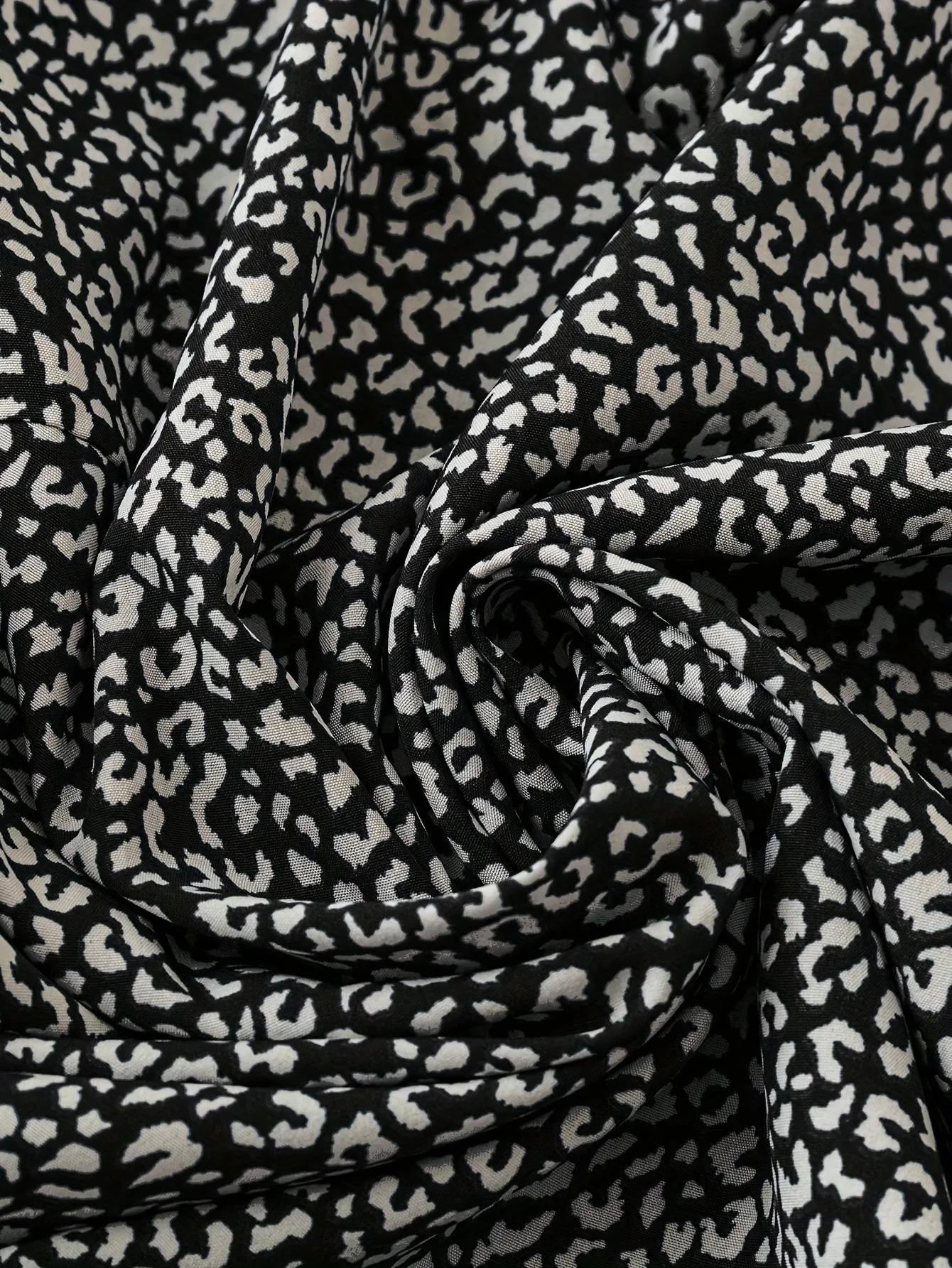 Blouse décontractée à imprimé léopard pour femme, style vacances, manches courtes avec volant - Image 6