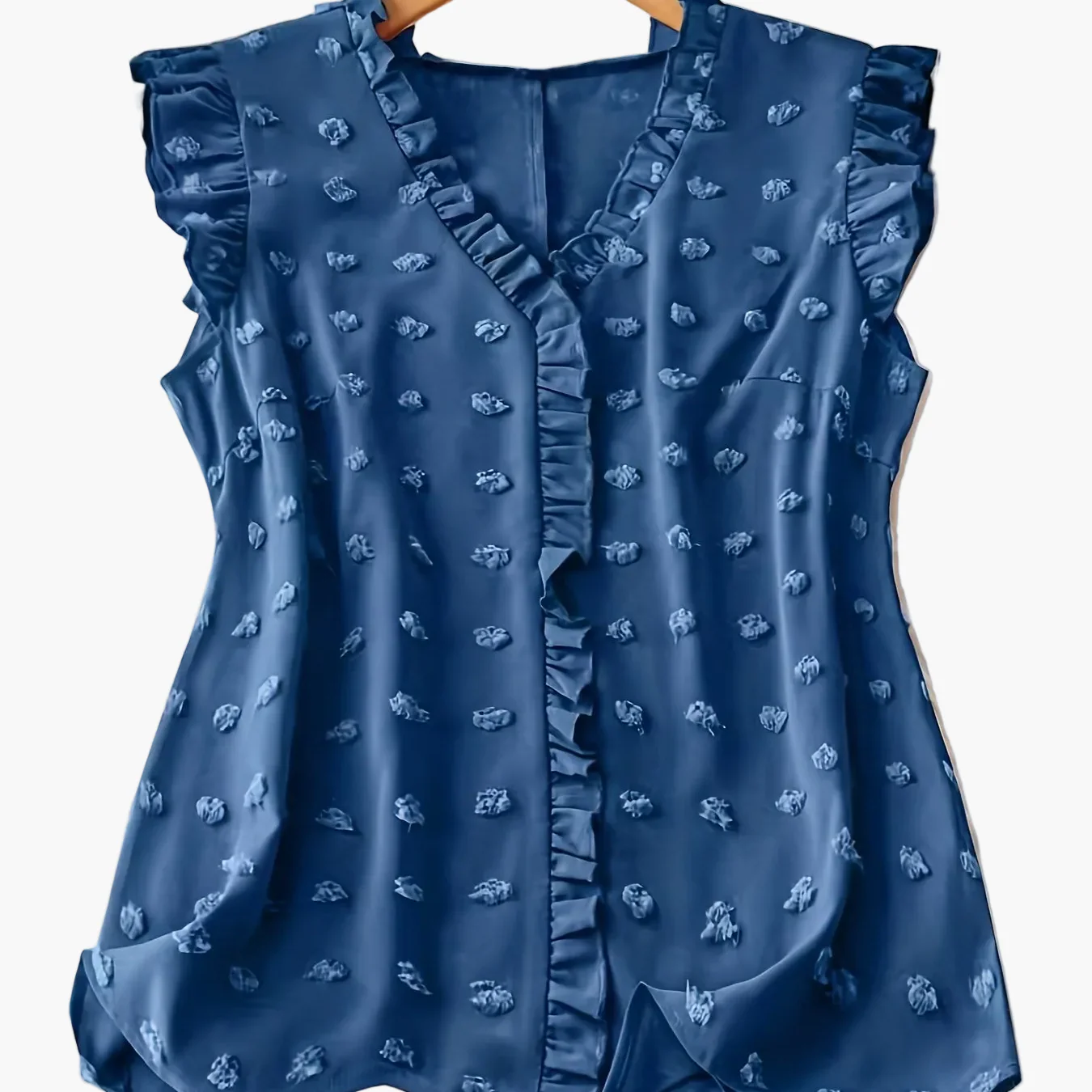 Blouse Femme Élégante à Volants Style Décontracté Chic pour le Quotidien - Image 11