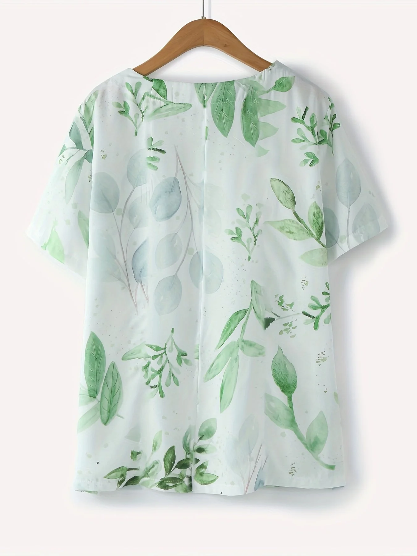 Blouse femme style vintage à fleurs imprimées avec boutons – Élégance décontractée pour l'été - Image 6