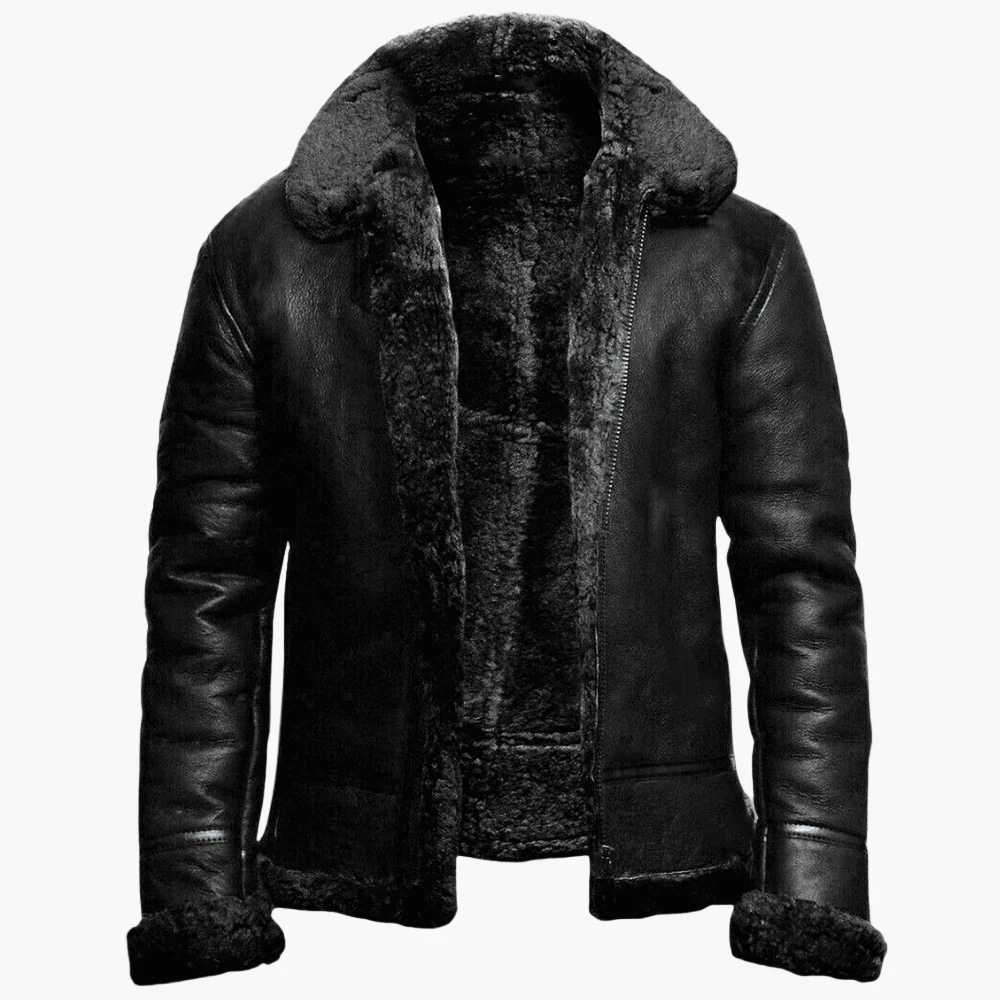 Blouson aviateur homme style vintage pour hiver – veste chaude et élégante - Image 2
