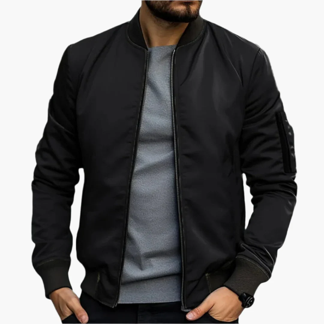 Blouson Bombardier Homme Style Urbain Décontracté pour Mi-Saison - Image 2