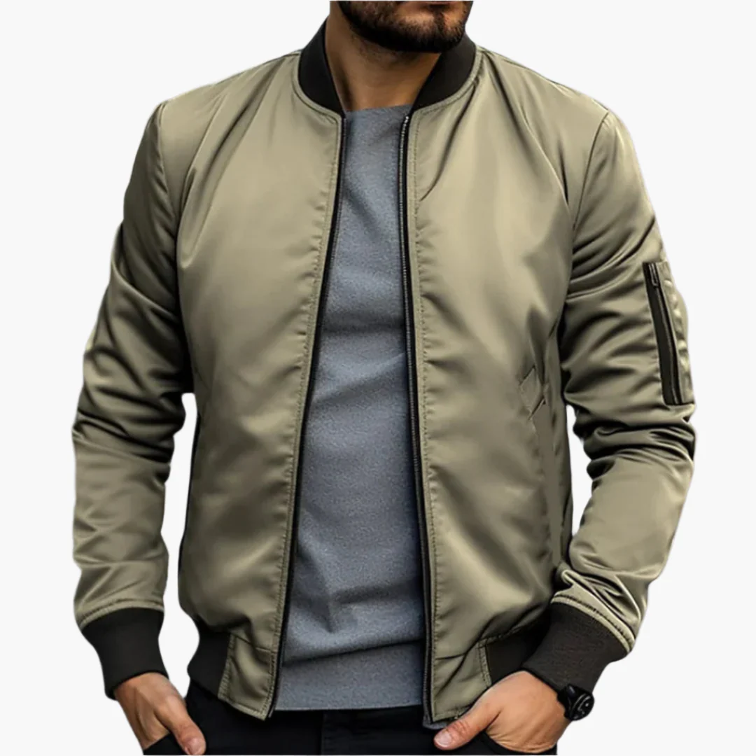 Blouson Bombardier Homme Style Urbain Décontracté pour Mi-Saison - Image 3