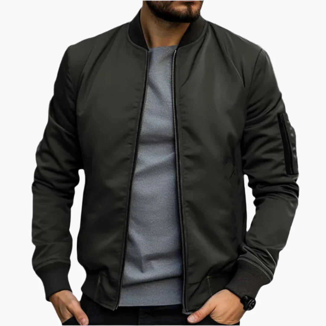 Blouson Bombardier Homme Style Urbain Décontracté pour Mi-Saison - Image 4