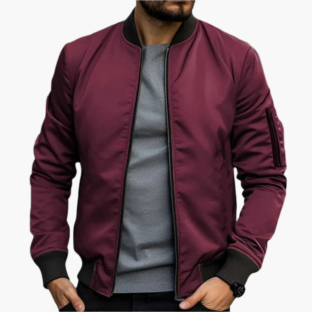 Blouson Bombardier Homme Style Urbain Décontracté pour Mi-Saison - Image 5