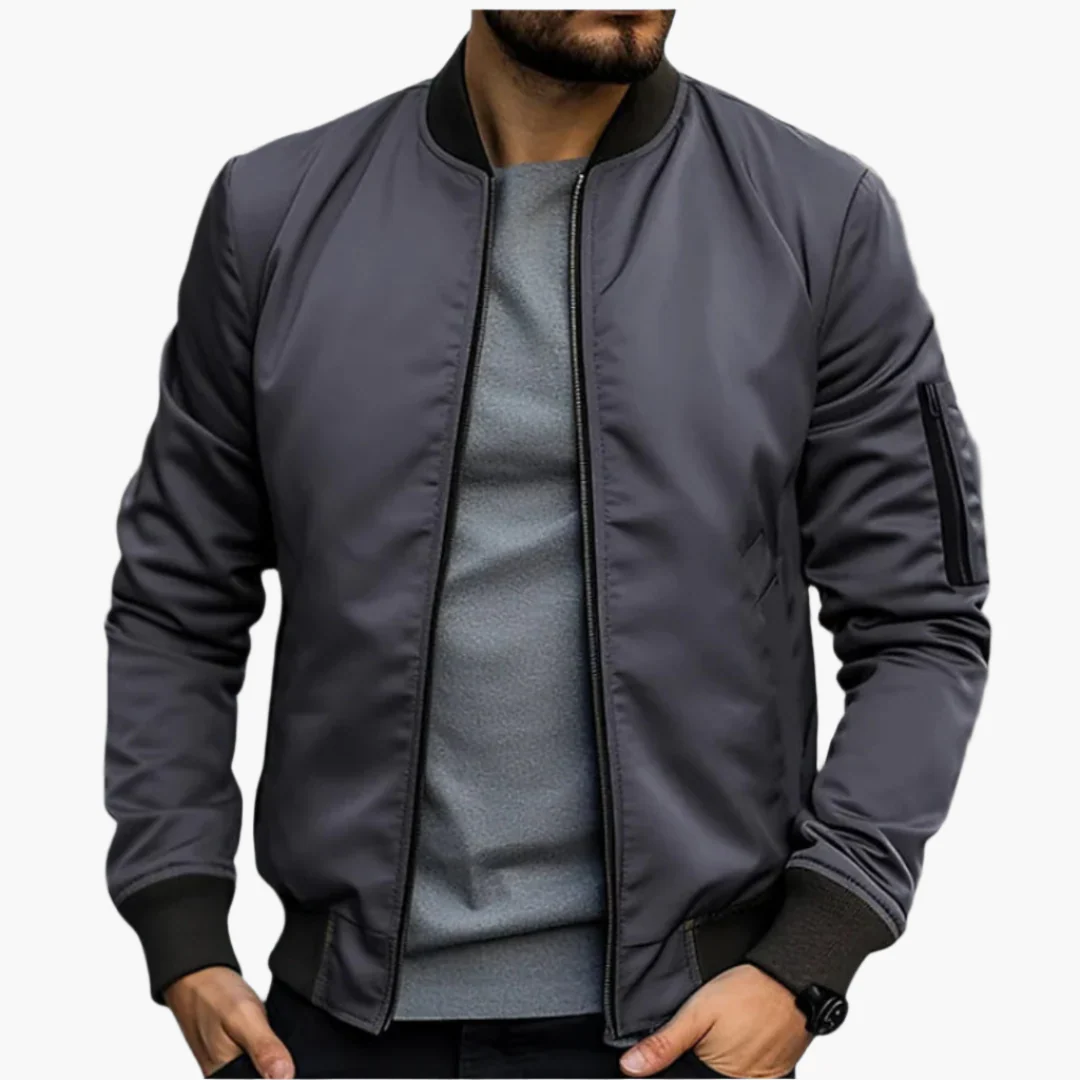 Blouson Bombardier Homme Style Urbain Décontracté pour Mi-Saison - Image 6