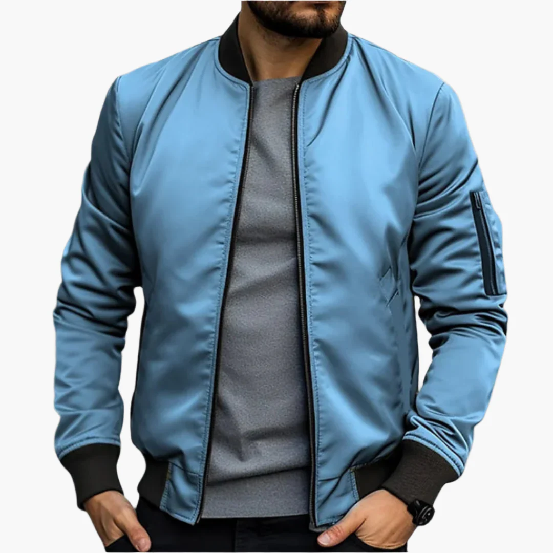 Blouson Bombardier Homme Style Urbain Décontracté pour Mi-Saison - Image 7