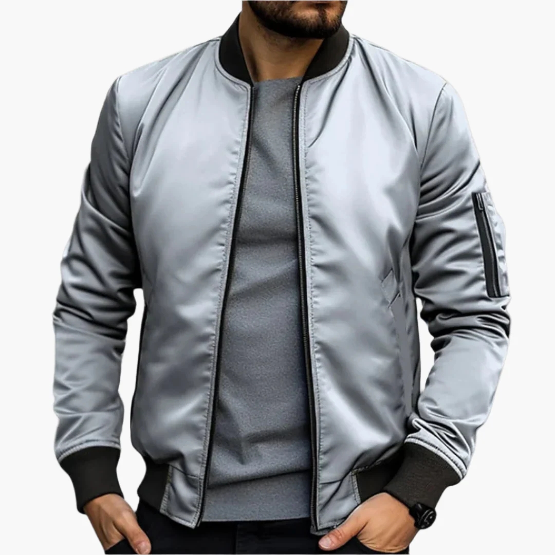 Blouson Bombardier Homme Style Urbain Décontracté pour Mi-Saison - Image 8