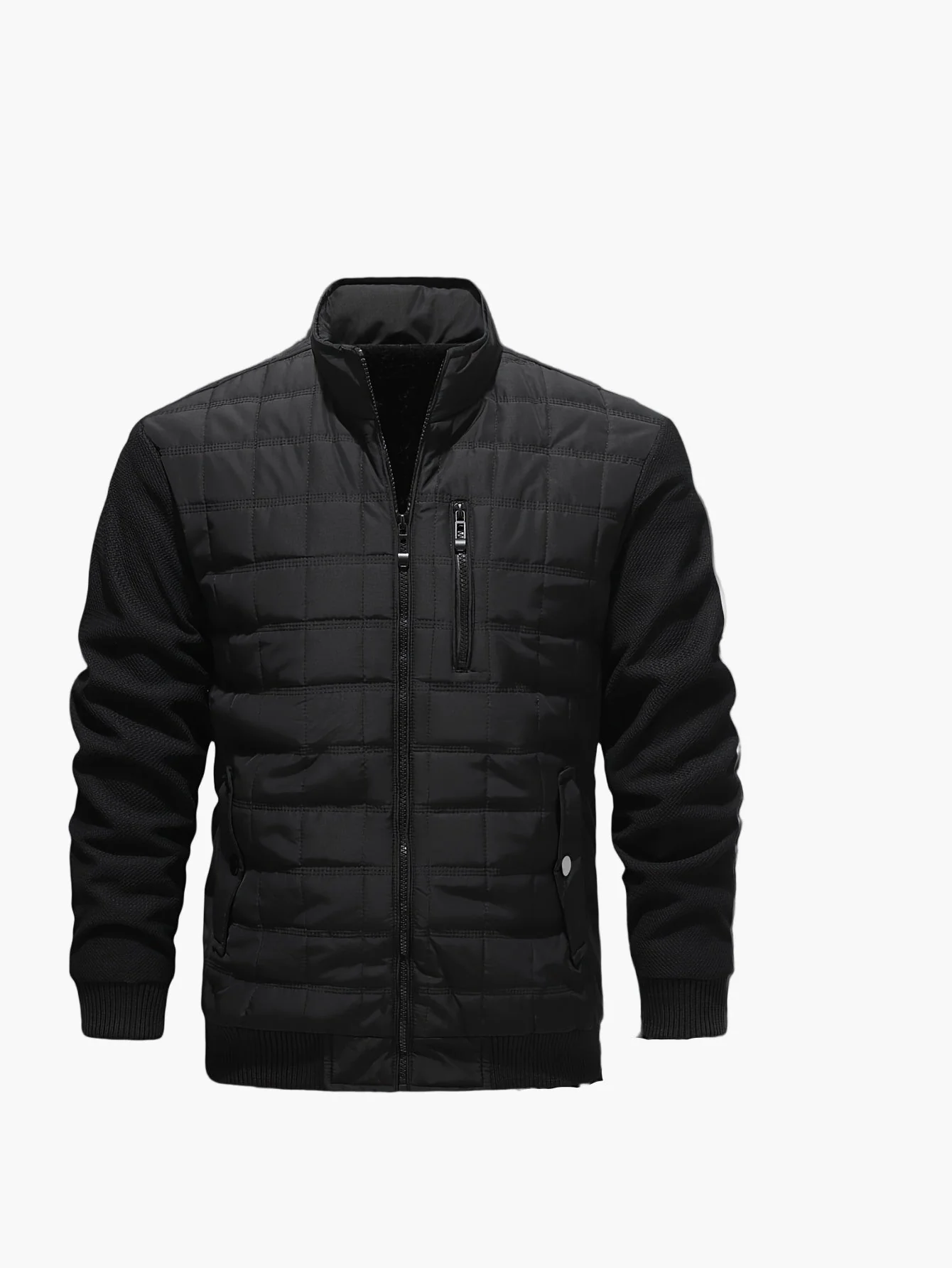 Blouson matelassé style décontracté pour homme - Idéal pour la mi-saison ou les sorties urbaines - Image 2